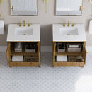 James Martin Hudson 30" Single Bathroom Vanity, Honey Oak