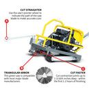 6" Electric Early Entry Green Concrete Saw with 110V Motor