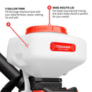 5 Gal Battery-Powered Fertilizer Spreader Broadcast Lawn Seed Ice Melt Salt