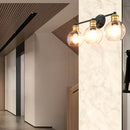 Modern 3-light Bubbled Glass Vanity Light by DirectDeals