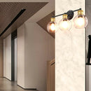 Modern 3-light Bubbled Glass Vanity Light by LJGDeals