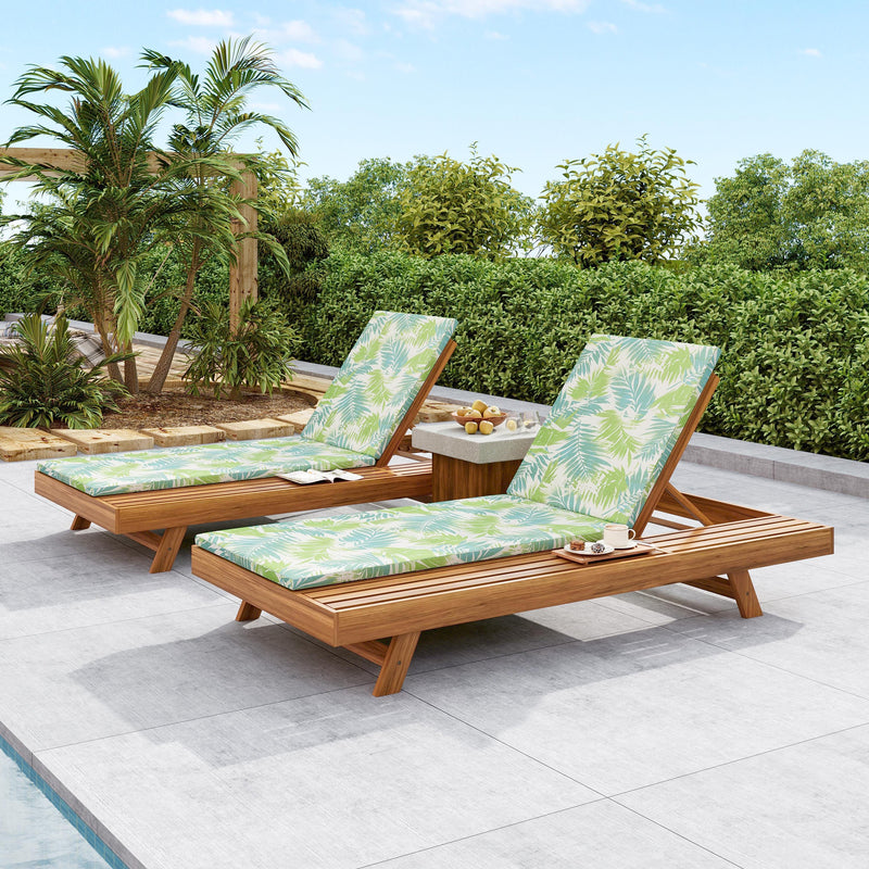 Lounge Chaise Set with Water-Resistant Cushions, photo 6 of 10