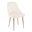 Marcel - Contemporary / Glam Dining Chair (Set of 2) by HouseOfZazla