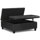 Harrison - Upholstered Coffee Table Storage Ottoman by Unique Piece Furniture