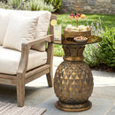 Yellow Pineapple Side Table