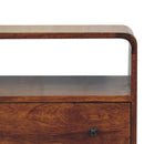 Curved Charm Console - Brown by Unique Piece Furniture