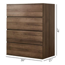 Liv - 4 Drawer Contemporary Wood Chest by HouseOfZazla