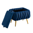 Accent Chair with Storage Ottoman Chair Tufted Barrel Chair Set Arm Chair for Living Room Bedroom