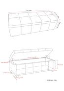 Castleford - Contemporary Storage Ottoman by HouseOfZazla
