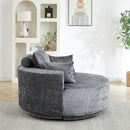 Swivel Chair With Rotating Base For Living Room