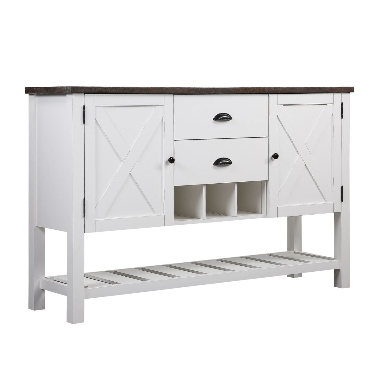 2 Drawer Server - Brown