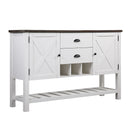 2 Drawer Server - Brown