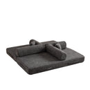 Convertible Sleeper Sofa Bed With Cylindrical Pillow by HouseOfZazla