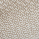 Design Swivel Counter Stool With Low Back Support Polyester And Solid Wood - Cream by HouseOfZazla