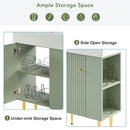 Bathroom Vanity, Combo Cabinet, Bathroom Storage Cabinet, Single Ceramic Sink by HouseOfZazla