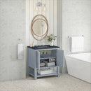 James Martin Breckenridge 30" Single Bathroom Vanity, Serenity Blue