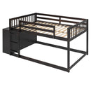Bunk Bed With 4 Drawers And 3 Shelves