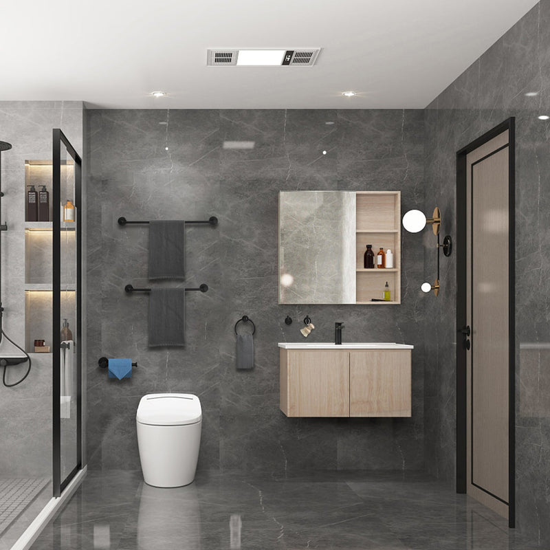 6 Piece Bathroom Towel Rack Set Wall Mount