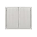 27.56"Glass Doors Modern Two-door Wall Cabinet with Featuring Three-tier Storage for Entryway Living Room Bathroom Dining Room,Wall Cabinet with Characteristic Woven Pattern,White