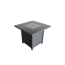 Durable Construction Outdoor Fire Pit Table With Lid - Gray by HouseOfZazla