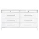Gracemont 8-drawer Bedroom Dresser Cabinet White