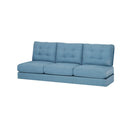 Jenny Contemporary Tufted Fabric 3 Seater Sofa by HouseOfZazla