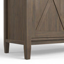 Ela - Medium Storage Cabinet - Smoky Brown by HouseOfZazla