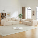 Minimalist 3+2 Seater Corduroy Sofa Set