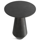 Gloria - Cast Aluminum Side Table - Black by HouseOfZazla