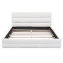 Upholstered Platform Bed With Headboard