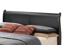 Upholstered Panel Sleigh Bed Design by Unique Piece Furniture