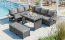 Tomax 5-Piece Outdoor Patio Rattan Sofa Set