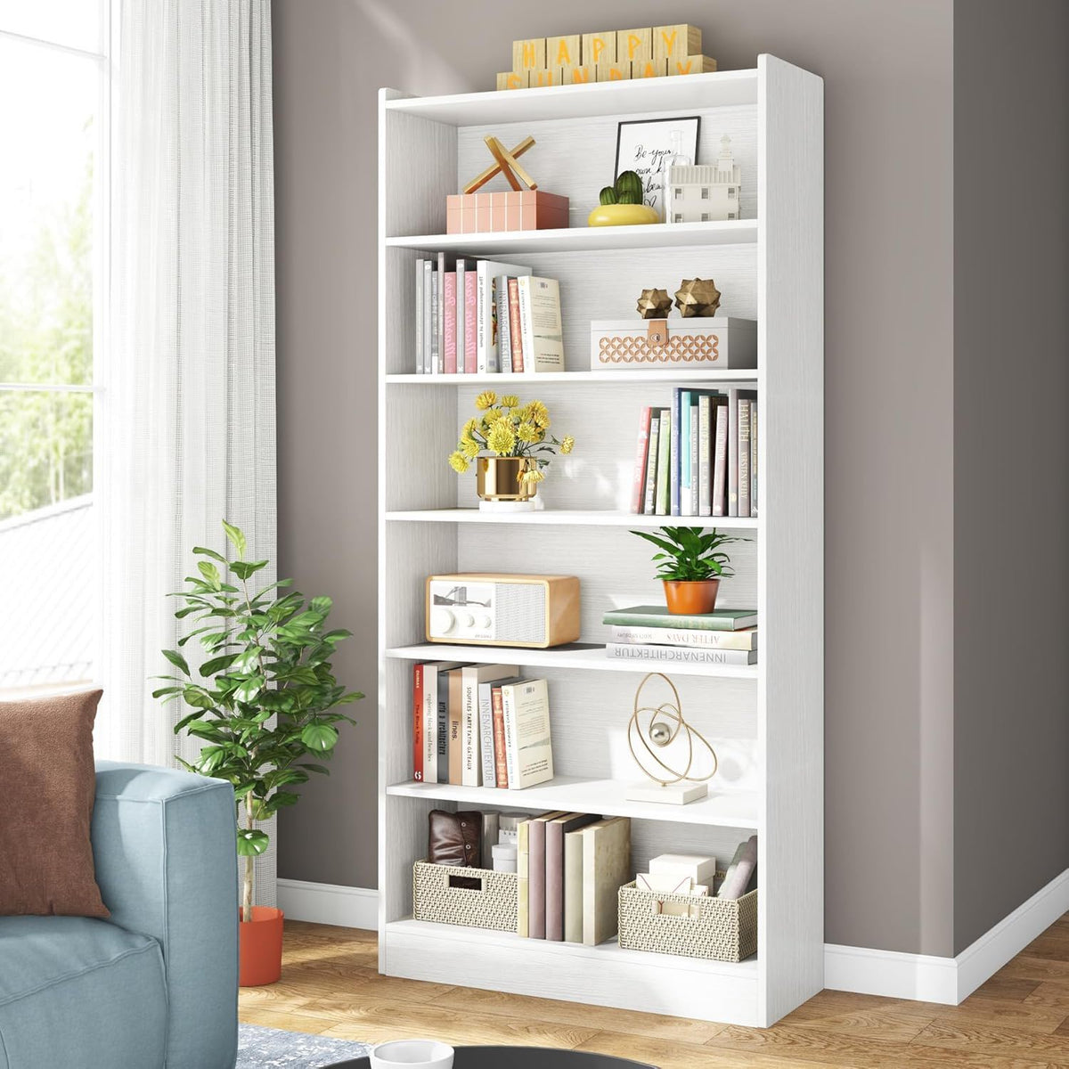 Library Bookshelf With Storage For Living Room, photo 33 of 33