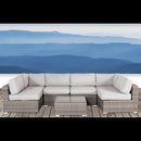 Outdoor Wicker Seating Group With Cushions