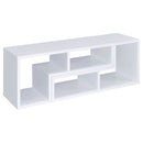 Convertable L-Shaped Bookcase With Open Shelves - White by HouseOfZazla