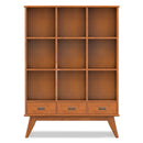 Draper - 9 Cube Storage With Drawers - Brown