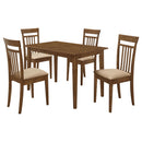 Liandra - 5 Piece Dining Set - Chestnut by HouseOfZazla