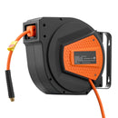 Retractable Air Hose Reel, 1/4 Inch x 50 FT Hybrid Air Hose Max 300PSI by HouseOfZazla