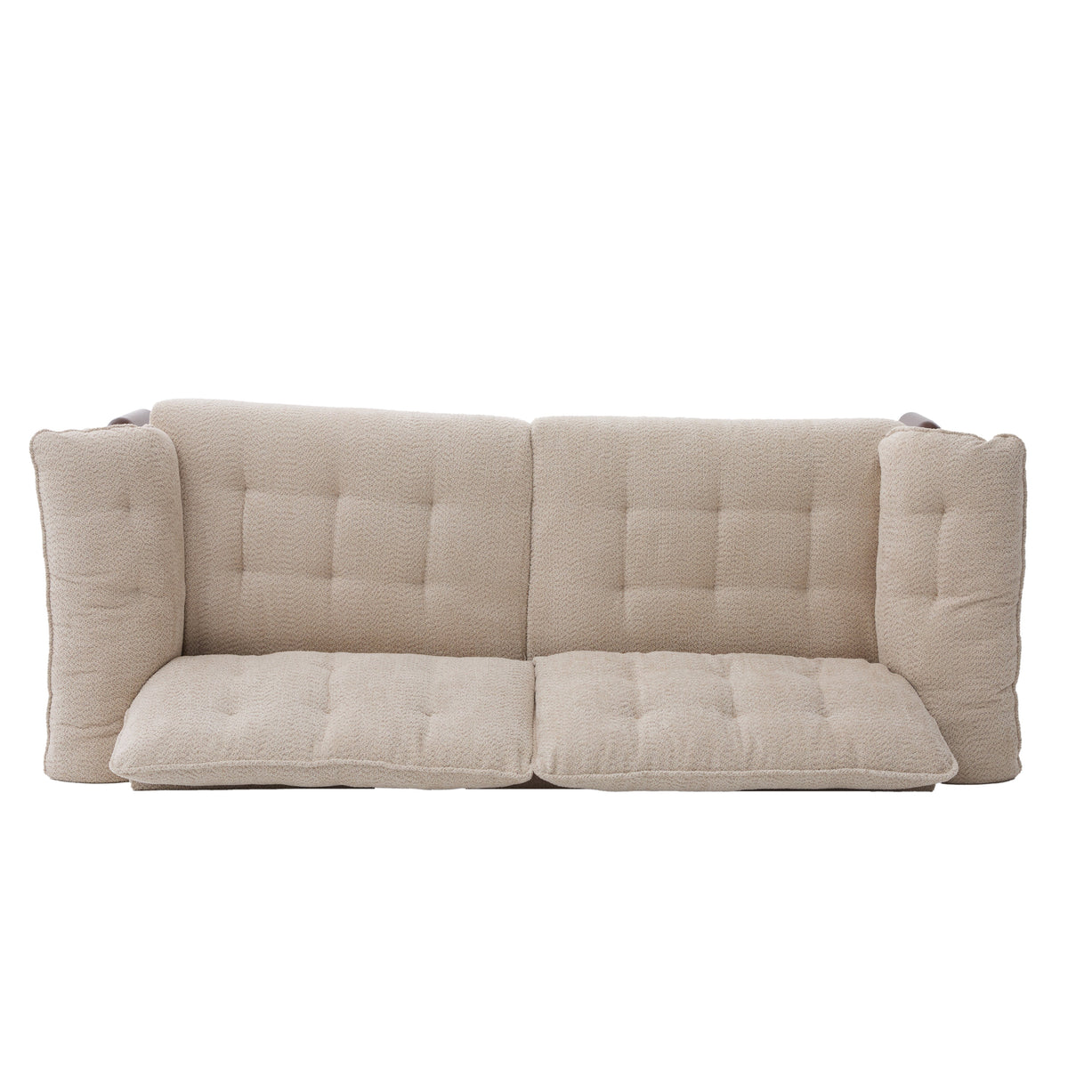 83.5 in. 3 Seater Modern Boucle Upholstered Sofa, photo 7 of 10