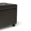 Cosmopolitan - Upholstered Storage Ottoman by Unique Piece Furniture