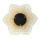 D27x2.4' Metal Starburst Wall Mirror, Wall Mounted Home Decor by HouseOfZazla