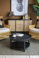 Round 2 Tiered Side Tabel, End Tabel For Lving Room Bedroom Entryway by Unique Piece Furniture