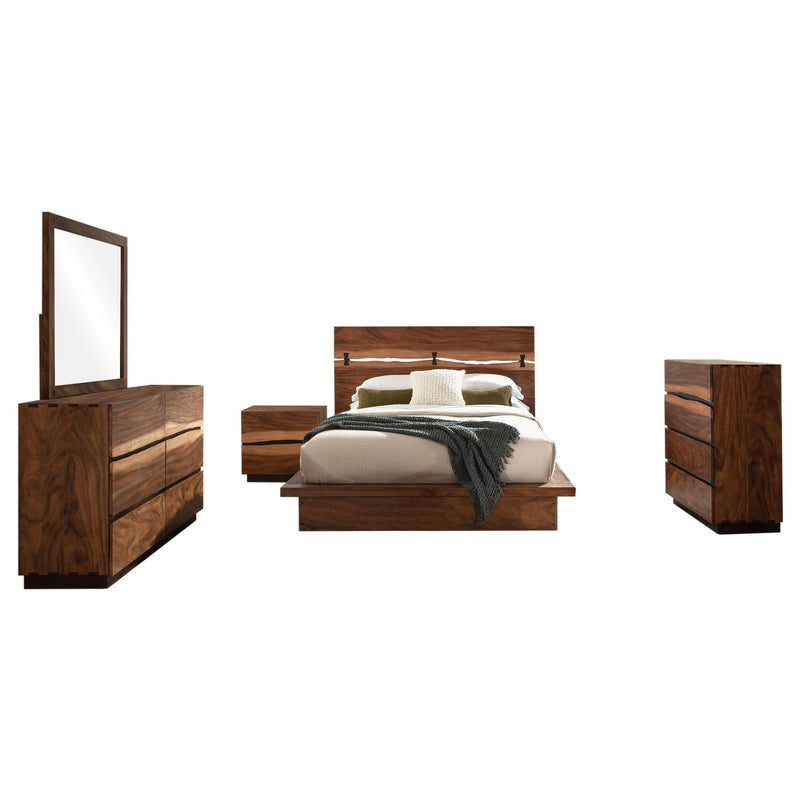 Winslow 5-piece Eastern King Bedroom Set Smokey Walnut, photo 6 of 7