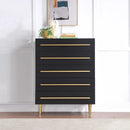 Contemporary 5 Drawer Chest For Bedroom by HouseOfZazla