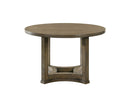 Parfield Weathered Round Dining Table - Oak