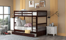 Bunk Bed With Ladders And 2 Storage Drawers by Unique Piece Furniture