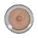 Birdbath For Patio, Garden - White / Pink by HouseOfZazla