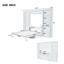 Murphy Bed With Desk And Bookshelf by HouseOfZazla