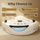 59" Corner Whirlpool Bathtub for 2-Person by HouseOfZazla