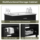 Bathroom Vanity With Ceramic Basin, Soft Close Door And Adjustable Shelves by HouseOfZazla